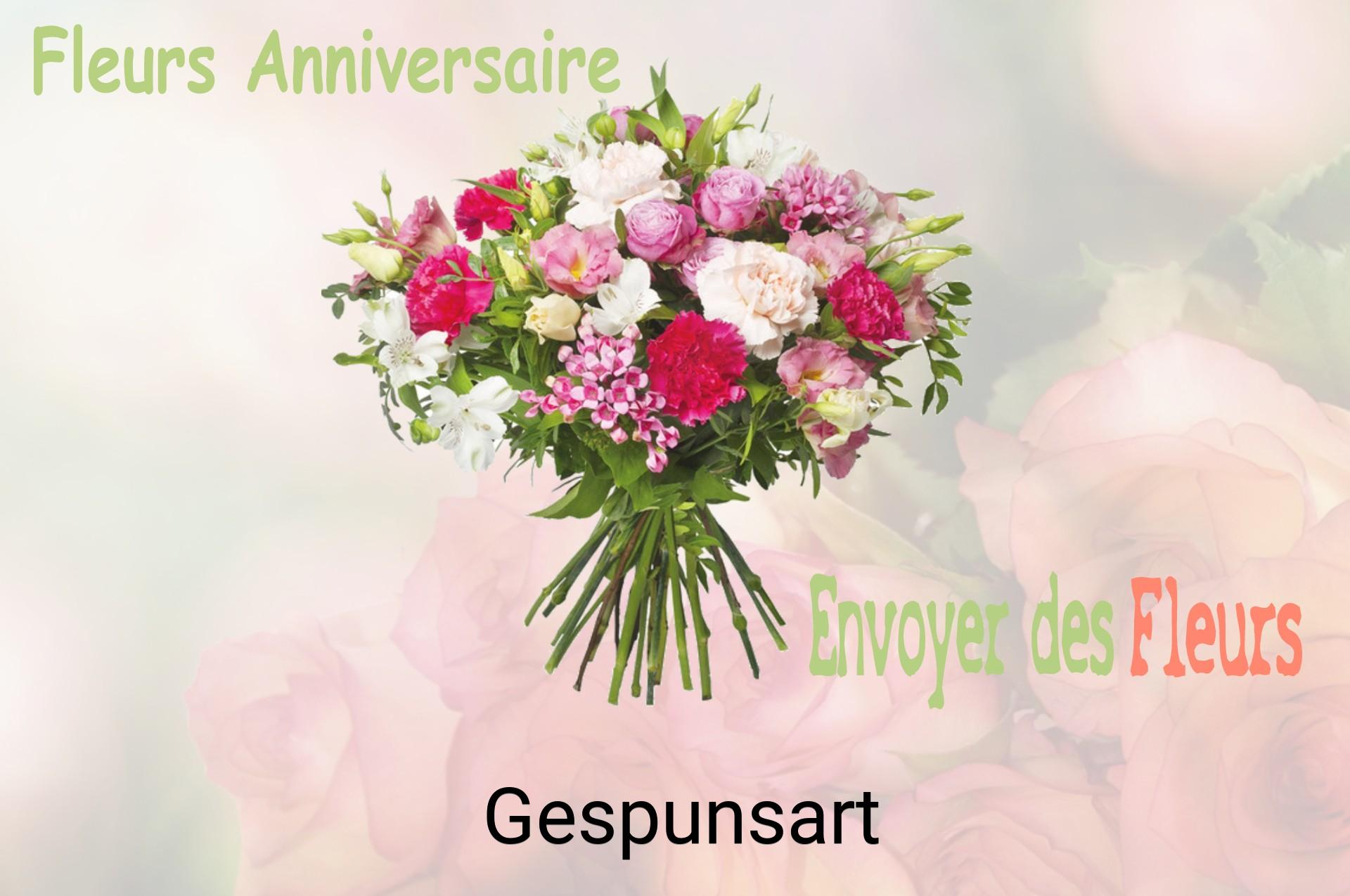 Bouquet de fleurs d’anniversaire livré à Gespunsart